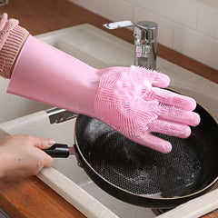 Silicone scrub Hand Gloves