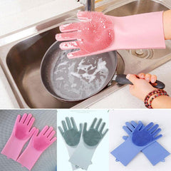Silicone scrub Hand Gloves